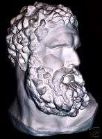 Greek sculpture Hercules Bust Lissypus Fragment Huge  