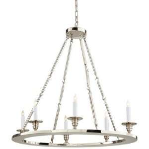  Oval Flat Line Chandelier By Visual Comfort