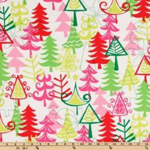   Flannel Yule Trees Multi Fabric By The Yard Arts, Crafts & Sewing