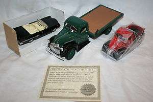   Die Cast 1941 Chevy Flatbed truck & Plymouth Pickup 1959 Crysler 300C