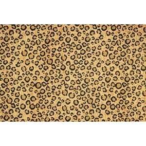     048 Supreme Leopard Print Rug Size 53 x 76 Furniture & Decor