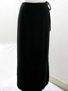 XS Banana Republic Silk Skirt Elegant Long Black Formal Party  