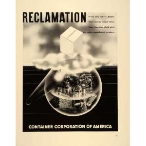  1938 Ad Zepf Container Corporation America Reclamation 