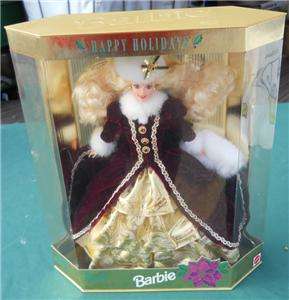 SPECIAL EDITION 1996 HAPPY HOLIDAY BARBIE DOLL MATTEL NRFB CHRISTMAS X 