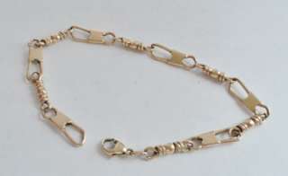 Custom James Avery SOLID 14K Gold Fishers Of Men Bracelet 8 3/4 