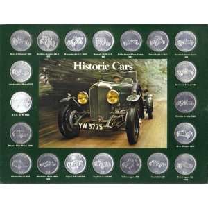  1970 Shell Oil Historic Cars Tokens   Complete Set in 