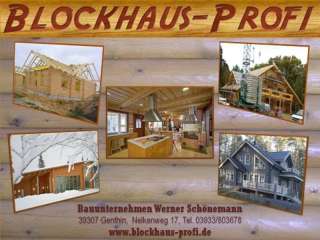 16 Jahre finnische Holzhäuser in Blockbauweise aus Sachsen Anhalt in 