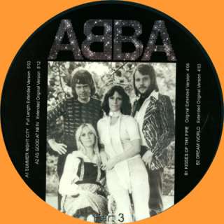 ABBA   SUMMER NIGHT CITY / AS GOOD AS NEW / KISSES OF THE FIRE PICTURE 