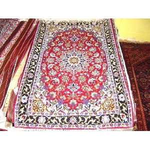   2x3 Hand Knotted Isfahan/Esfahan Persian Rug   25x38