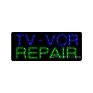  TV, VCR Repair LED Sign 11 x 27