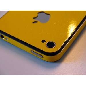  IPhone 4 Yellow Diamond Metallized Shimmer Series Full Body 