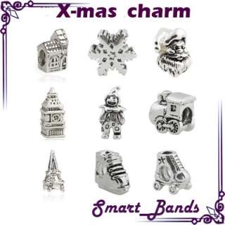   gold EP CHRISTMAS HOLIDAY set beads for European bracelet charm  