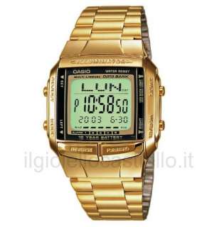 OROLOGIO CASIO ILLUMINATOR DB 360G 9ADF DATABANK ORO  