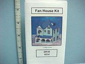 Fan House 1/144th Scale Kit #DH8 Dollhouse Miniature  