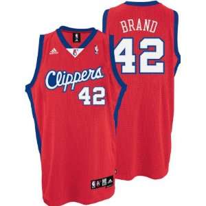 Brand Jersey adidas Red Swingman #42 Los Angeles Clippers Jersey 