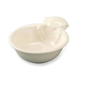  White Crab Dip Bowl   Ceramic