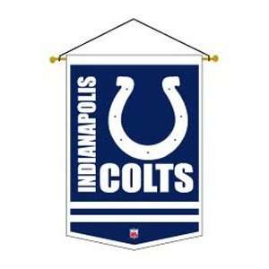    Indianapolis Colts Wool 12 x18  Mini Banner