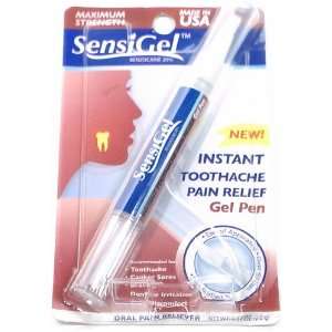  Sensi Gel Instant Toothache Pain Relief Gel Pen .07 Oz. (1 