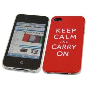  iTALKonline IMPERIAL RED KEEP CALM AND CARRY ON Pattern 