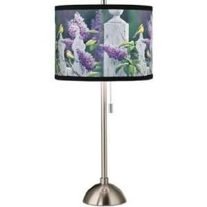 Summer Lilac Giclee Table Lamp