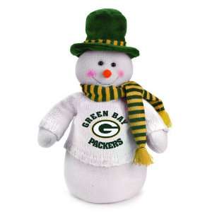   Bay Packers Snowman Decoration Dressed for Winter
