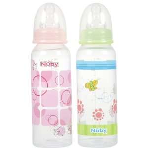  NUBY Leak Proof Bottle  8oz  2pk Baby