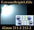   41mm 42mm 1.72 211 2 578 18 SMD LED Map Dome Door Lights Bulbs #60