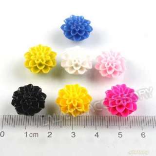   NEW Mixed Flower Resin Flatback Charms Cabochon 250113 