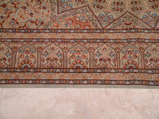 Qom Persian rug; All Persian Rugs are genuine handmade. Also, every 