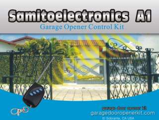 gate garage door opener + 3 remote control  