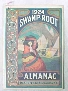 DR KILMER SWAMP ROOT BINGHAMTON NY 1924 ALMANAC  