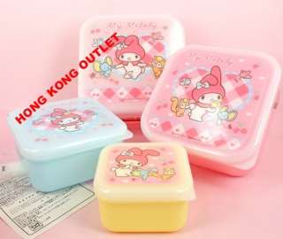 My Melody 4 Bento Lunch Box Container Set Sanrio F38b  