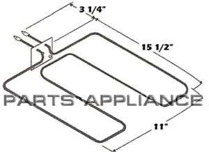 Stove Oven Range Broil Element 5303051140 fits Tappan  