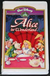Walt Disneys Masterpiece   Alice in Wonderland VHS  