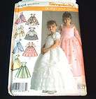 SIMPLICITY 4764 GIRLS SPECIAL OCCASION GOWN COSTUME PATTERN 5 8, UNCUT 