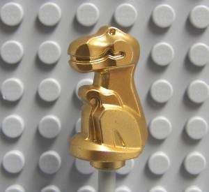 NEW Lego Agents GOLD BABY T REX DINOSAUR Animal minifig  