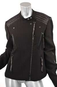 Viktor & Rolf Black Microfiber Motorcycle inspired jacket is really 