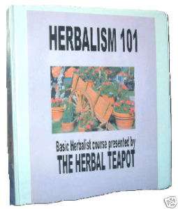 BECOME AN HERBALIST ONLINE COURSE, LESSONS.  