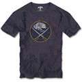 Buffalo Sabres 47 Brand Blue Retro Logo Scrum T Shirt