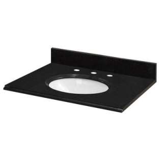   Bowl and 8 in. Faucet Spread in Midnight Black 37888 