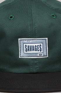 HUF The Savages 6Panel Cap in Forest Black  Karmaloop   Global 