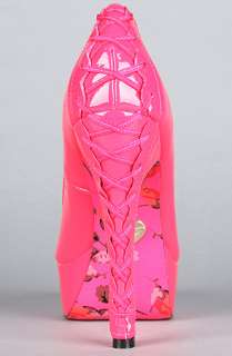 Betsey Johnson The Sitan Shoe in Pink Neon  Karmaloop   Global 