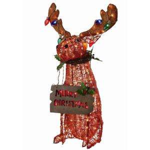 36 In. Acrylic Moose With Sign TY309 1111  