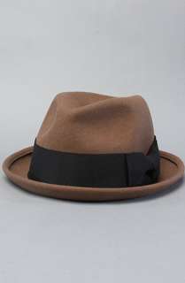 Brixton The Roosevelt Fedora in Pecan Felt  Karmaloop   Global 