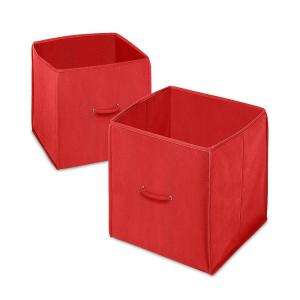Whitmor Collapsible Cubes S/2 7351 909 2 RED  