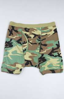 Rothco The Woodland Camo Boxer Briefs in Olive Camo  Karmaloop 