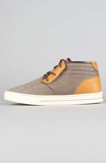 Clae The McQueen Sneaker in Brown Twill  Karmaloop   Global 