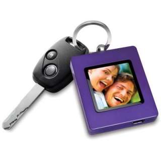 The Sharper Image Lithium Rechargeable Slim Digital Photo Keychain in 