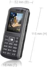 SMSZONE.CH   Shop   Samsung B2700 Handy (IP54 Zertifizierung) charcoal 