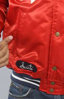 10 Deep The Saints Dugout Jacket in Red  Karmaloop   Global 